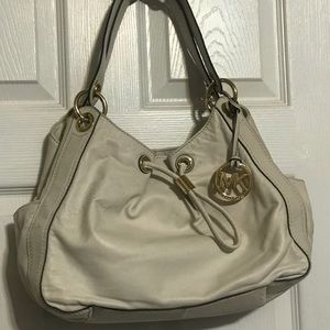 White Michaels Kors Purse